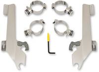 Memphis Shades - Memphis Shades Trigger-Lock Mount Kit for Batwing Fairing - Polished - MEK1927 - Image 1