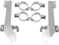 Memphis Shades - Memphis Shades Trigger-Lock Mount Kit for Batwing Fairing - Polished - MEK1927 - Image 2