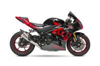 Yoshimura - Yoshimura AT2 Race Series Works Full System - Stainless Steel Muffler - Carbon Fiber End Cap - 11182AP521 - Image 1