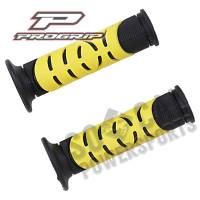 Pro Grip - Pro Grip 719 Dual Density Road Grips Open End - Black/Yellow - 719BKYL - Image 1