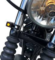 Joker Machine - Joker Machine Fork-Mount Turn Signal - Gloss Black - 05-220-1 - Image 7