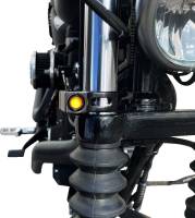 Joker Machine - Joker Machine Fork-Mount Turn Signal - Gloss Black - 05-220-1 - Image 8