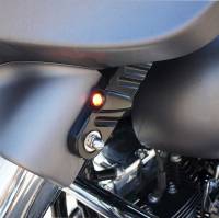 Joker Machine - Joker Machine Finned Streamliner Front LED Turn Signals - Black - 05-210-1 - Image 2