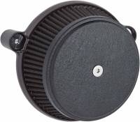 Arlen Ness - Arlen Ness Big Sucker Stage I Air Filter Kit - Smooth - Black - 18-306 - Image 1