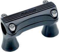 Biltwell Inc. - Biltwell Inc. 2in. Thunder Riser - Black Electroplate - ER-175-SS-BK - Image 1