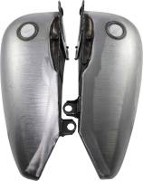 Drag Specialties - Drag Specialties 5.2 Gal Two-Piece Flat-Side Gas Tank w/ Dual Screw-In Caps - 2in. Extended - 11584-BX46 - Image 1