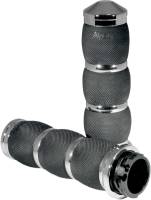 Avon Grips - Avon Grips Air Cushioned Grips - Chrome - AIR-90 - Image 1
