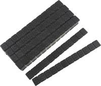 K&L Supply - K&L Supply Steel Stick On Wheel Weights - Black - 1/4oz. - 32-8124 - Image 1