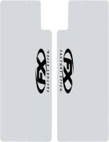 Factory Effex - Factory Effex Upper Fork Shield Graphic Kit - FX - Black - 06-38008 - Image 1