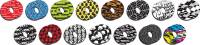 Factory Effex - Factory Effex Moto Grip Donuts - Argyle - 10-67912 - Image 2