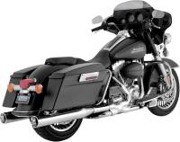 Vance & Hines - Vance & Hines Monster Round Slip-On Mufflers - Chrome with Chrome Tips - 16773 - Image 2