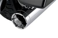 Vance & Hines - Vance & Hines Monster Round Slip-On Mufflers - Chrome with Chrome Tips - 16773 - Image 4