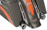 Vance & Hines - Vance & Hines Monster Round Slip-On Mufflers - Chrome with Chrome Tips - 16773 - Image 5