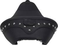 Mustang - Mustang Wide Studded Solo Seat with Driver Backrest - Chrome Studs - 79602 - Image 5