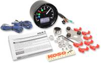 Koso North America - Koso North America TNT-01 Tachometer - Black/Black - BA035K00 - Image 4