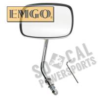 Emgo - Emgo Live To Ride Custom Mirror - Chrome/Gold - Right - 4in. Stem - 20-31704A - Image 2