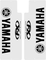Factory Effex - Factory Effex Upper Fork Shield Graphic Kit - Yamaha - Blue - 06-38206 - Image 1