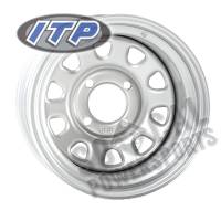 ITP - ITP Delta Steel Wheel - 12x7 - 2+5 Offset - 4/110 - Silver - 1225544032 - Image 1