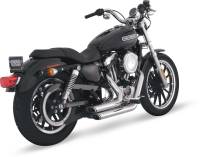 Vance & Hines - Vance & Hines Shortshots Staggered Exhaust System - Chrome - 17219 - Image 1