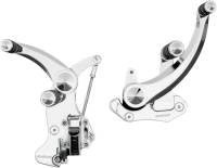 Accutronix - Accutronix Forward Controls - Diamond, +6in. - Chrome - FC305-SIC - Image 2