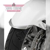 Show Chrome - Show Chrome Front Fender Tip Accent - Chrome - 52-940 - Image 2