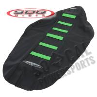 SDG - SDG 6-Rib Gripper Seat Cover - Black/Green Ribs - 95941GK - Image 2