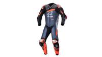 Alpinestars - Alpinestars GP Plus V4 Leather Suit - 3150523135748 - Black/Red Fluo/Dark Blue - 38 - Image 1
