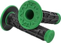 Fly Racing - Fly Racing Pilot II MX Grips - Green/Black - 01173615A - Image 1