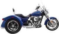 Vance & Hines - Vance & Hines Twin Slash Round Slip-Ons - Chrome - 16798 - Image 2