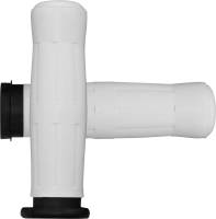 Avon Grips - Avon Grips Old School Grip - H-D with Throttle Slide - White - OLD-69-WHITE-FL - Image 1