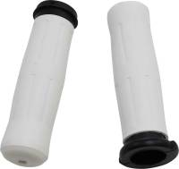 Avon Grips - Avon Grips Old School Grip - H-D with Throttle Slide - White - OLD-69-WHITE-FL - Image 2