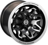 Moose Utility - Moose Utility 416X Wheel- 12x7 - 4+3 Offset - 4/156 - Machined/Black - 416M127156GBMF4 - Image 2