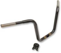 Drag Specialties - Drag Specialties 1-1/4in. Ape Hanger Touring Handlebar - 10in. - Gloss Black - 0601-3855 - Image 2