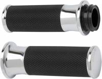 Arlen Ness - Arlen Ness Fusion Series Grips - Smooth - Chrome - 07-322 - Image 1