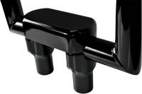 LA Choppers - LA Choppers Solid Handlebar Riser/Top Clamp Kits - 3in. Tall - Black - LA-7442-03B - Image 2