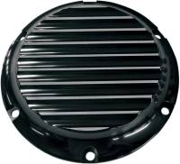 Joker Machine - Joker Machine Billet Derby Cover - Finned Black Anodized - 10-690B - Image 1