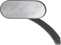 Drag Specialties - Drag Specialties Oval Mirror - Flat Black - 0640-0488 - Image 1