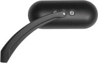 Drag Specialties - Drag Specialties Oval Mirror - Flat Black - 0640-0488 - Image 3