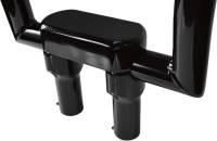 LA Choppers - LA Choppers Solid Handlebar Riser/Top Clamp Kits - 4in. Tall - Black - LA-7442-04B - Image 2