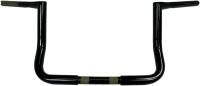 LA Choppers - LA Choppers 1-1/4in. Twin Peaks Touring Bagger Handlebar - 10in. - Black Powdercoat - LA-7361-10B - Image 1