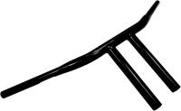 Drag Specialties - Drag Specialties 1-1/4in. Buffalo T-Bar w/ Straight Risers - 8in. - Black - 0601-2263 - Image 2