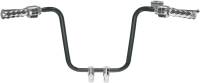 LA Choppers - LA Choppers 1-1/4in. Hefty Ape Hanger Handlebar - 14in. - Black Powdercoat - LA-7312-14B - Image 2