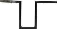 LA Choppers - LA Choppers 1in. Old School Narrow Z Handlebar - 12in. - Black Powdercoat - LA-7380-12B - Image 1