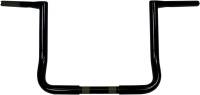 LA Choppers - LA Choppers 1-1/4in. Twin Peaks Touring Bagger Handlebar - 12in. - Black Powdercoat - LA-7361-12B - Image 1