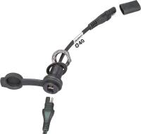 Tecmate - Tecmate Weatherproof Panel-Mount Sae Socket, with 6in. Cable - O-40S - Image 4