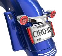 Ciro - Ciro LED License Plate Frames - Chrome Housing/ Red LEDs/Red Lenses - 40300 - Image 2