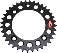 Renthal - Renthal Ultralight Rear Sprocket - Black - 36T - 491--415-36P-BK - Image 1