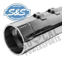 S&S Cycle - S&S Cycle MK45 4-1/2in. Performance Muffler - Chrome with Chrome Tracer End Caps - 550-0624 - Image 3