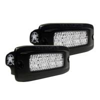 RIGID Industries - RIGID Industries SR-Q PRO Back Light Kit - Flush Mount Diffused - Pair - Black - Image 1