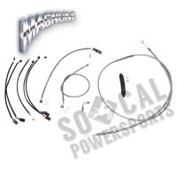 Magnum - Magnum Stainless Steel Handlebar Installation Kit with Chrome Fittings for 12-14in. Ape - 589941 - Image 1